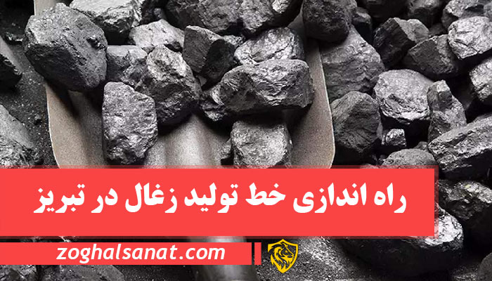 راه اندازی خط تولید زغال در تبریز