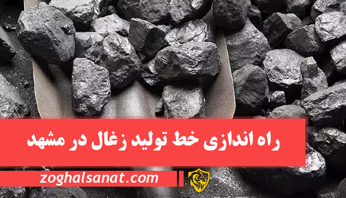 راه اندازی خط تولید زغال در مشهد
